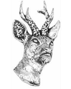 Roe Deer Pewter Brooch