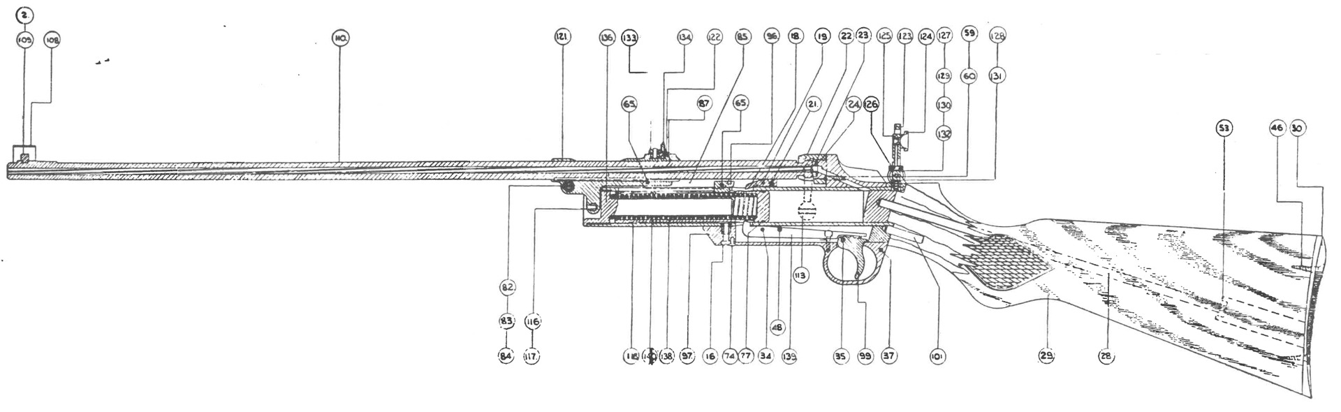 Mk 2 Service Rifle - Airgun Spares - Gun Spares