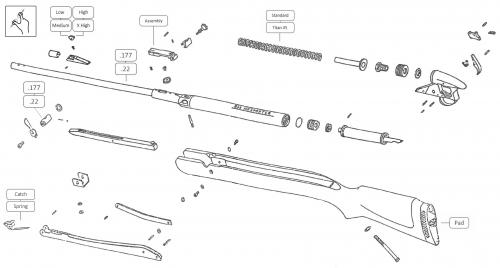 BSA Airsporter Mk 5 Airgun Spares