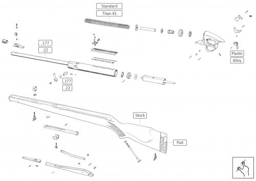 BSA Airsporter Stutzen Spares | Airgunspares & The Countrystore Gunshop