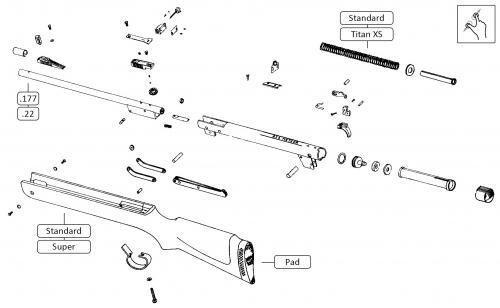 Meteor Mk 5 - BSA - Airgun Spares - Gun Spares