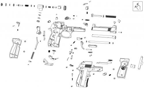 Beretta m9 parts - johervn