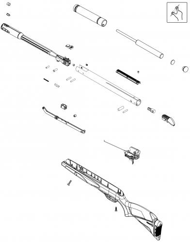 Black Fusion IGT Mach 1 - Air Rifles - Airgun Spares - Gun Spares