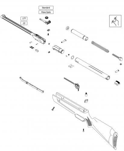 Cadet Delta - Air Rifles - Airgun Spares - Gun Spares