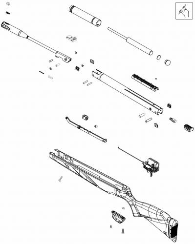 Hunter 1250 Grizzly Pro - Air Rifles - Airgun Spares - Gun Spares