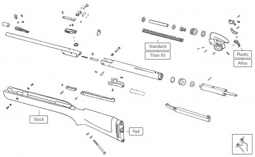 Mercury 635 Magnum - BSA - Airgun Spares - Gun Spares