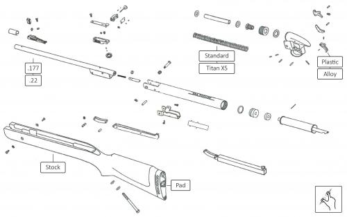 Mercury Mk 4 - BSA - Airgun Spares - Gun Spares