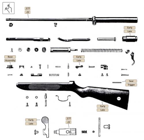 Mk 3 Underlever - Airgun Spares - Gun Spares