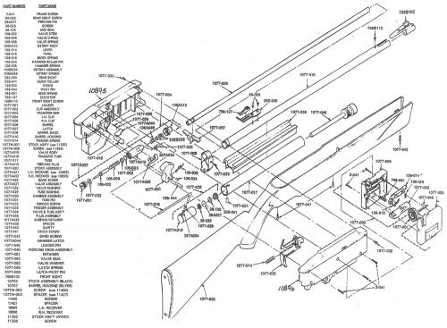 1077 - Airgun Spares - Gun Spares