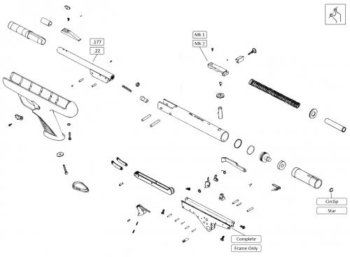 Scorpion/Buccaneer/Shadow/Trooper - BSA - Airgun Spares - Gun Spares